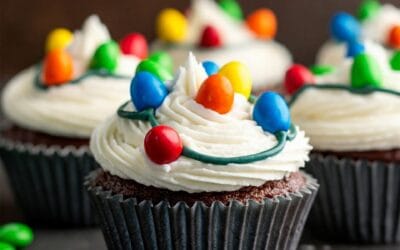 Christmas Light Cupcakes