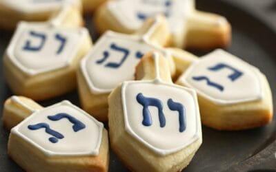 Sugar Cookie Dreidels