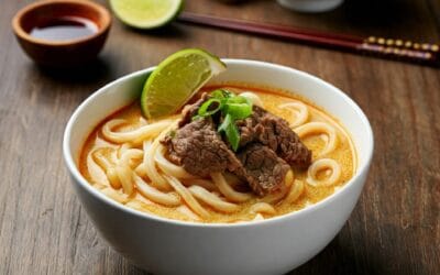 Thai Coconut Curry Noodle Soup