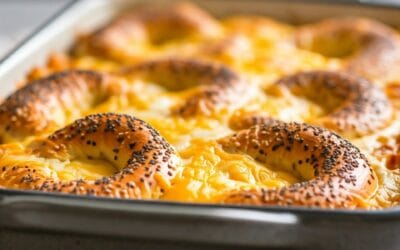 Bagel And Cheese Bake